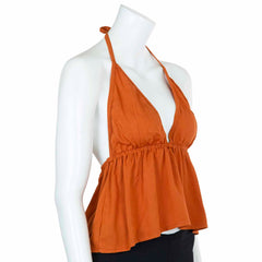 Crinkle Halter Hanky Top-Siesta Crafts