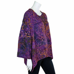 Hanky Hem Smock Top - Summer Vine Batik