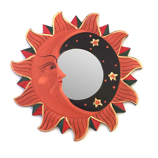 Large Sun and Moon Mirror-Siesta Crafts
