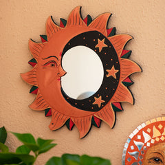 Large Sun and Moon Mirror-Siesta Crafts