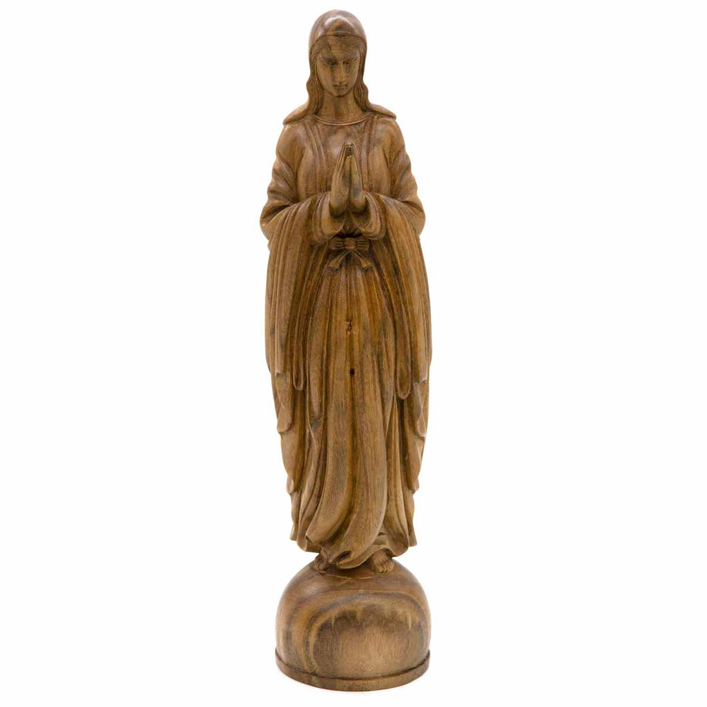 Hand Carved Virgin Mary Statue-Siesta Crafts
