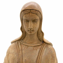 Hand Carved Virgin Mary Statue - Open Hands-Siesta Crafts