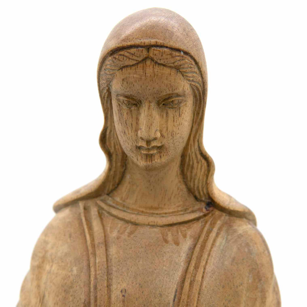 Hand Carved Virgin Mary Statue - Open Hands-Siesta Crafts