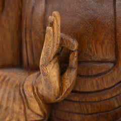 Buddha In Carved Doorway 40cm