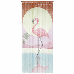 Bamboo Bead Curtain - Flamingo-Siesta Crafts