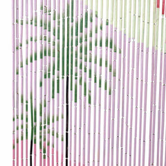 Bamboo Bead Curtain - Flamingo-Siesta Crafts