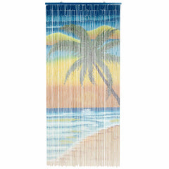 Bamboo Bead Curtain - Tropical Sunset-Siesta Crafts