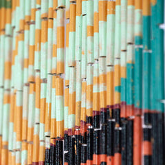 Bamboo Bead Curtain - Tiger-Siesta Crafts