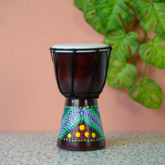 Extra Small Painted Djembe Drum