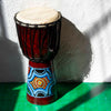 Medium Painted Djembe-Siesta Crafts