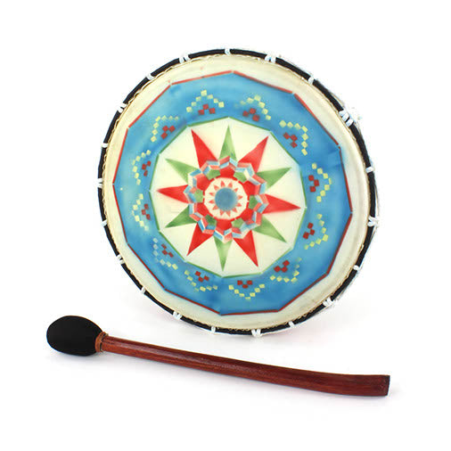 Medium Painted Shamanic Drum-Siesta Crafts
