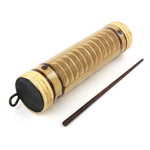 Bamboo Guiro and Shaker-Siesta Crafts