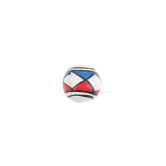 Round Blue Red Ball Bead-Siesta Crafts