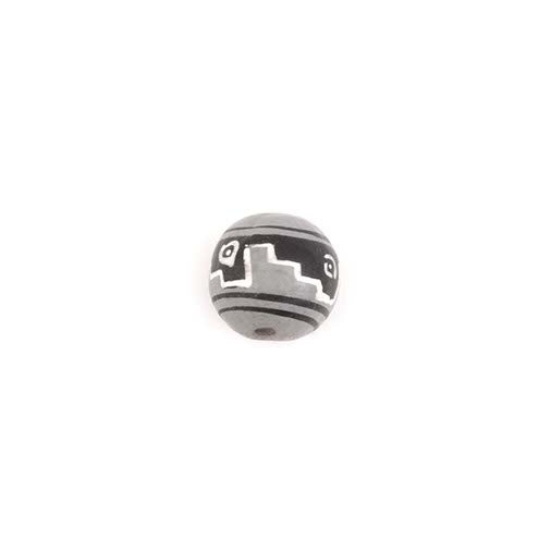 Grey Step Ball Bead-Siesta Crafts