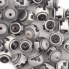 Grey Step Ball Bead-Siesta Crafts