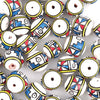 Colour Cross Ball Bead-Siesta Crafts