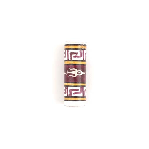 Banded Zig Zag Bird Barrel Bead-Siesta Crafts