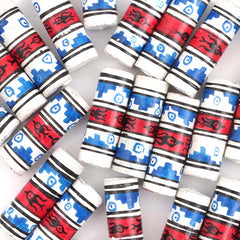 Banded Bird Barrel Bead-Siesta Crafts