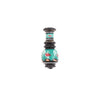 Green Pelican Vase Bead-Siesta Crafts