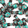 Green Pelican Vase Bead-Siesta Crafts