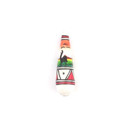 Orange Desert Scene Tear Drop Bead-Siesta Crafts
