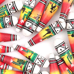 Orange Desert Scene Tear Drop Bead-Siesta Crafts