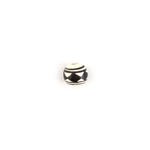 Mini Black and White Ball Bead-Siesta Crafts