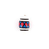 Red Diamonds Oblong Bead-Siesta Crafts