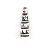 Black and White Pattern Tear Drop Bead-Siesta Crafts