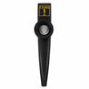 Premium Black Coated Kazoo - Packaged-Siesta Crafts
