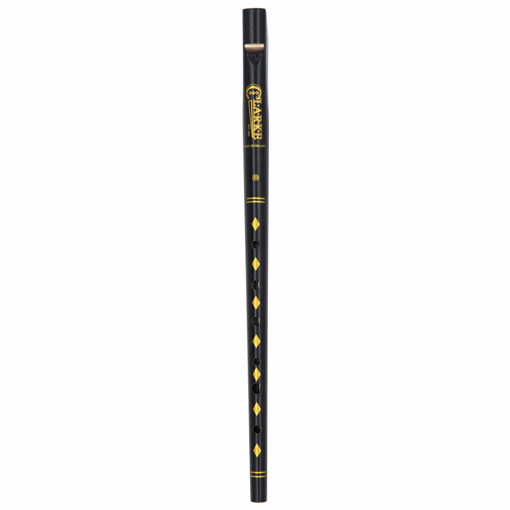 The Original Clarke Tinwhistle D - Black-Siesta Crafts