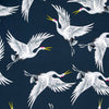 Crane Print Long Shrug-Siesta Crafts