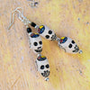 Double Skull Earrings-Siesta Crafts