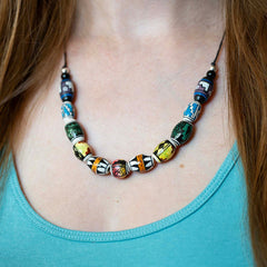 Rainbow Bead Necklace