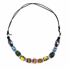 Rainbow Bead Necklace-Siesta Crafts