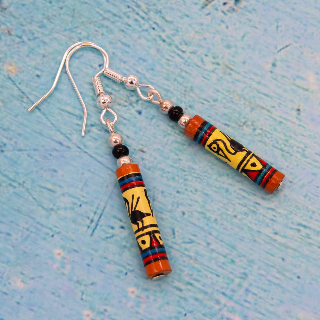 Petite Pelican Bead Earrings