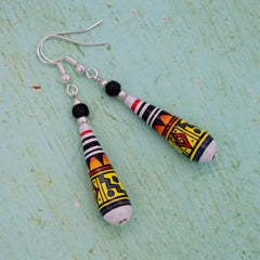 Abstract Amarillo Earrings