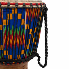 Extra Large Ghanaian Djembe Drum (13" Head) - Fabric Covering