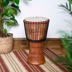 Large Ghanaian Djembe (10" Head)-Siesta Crafts