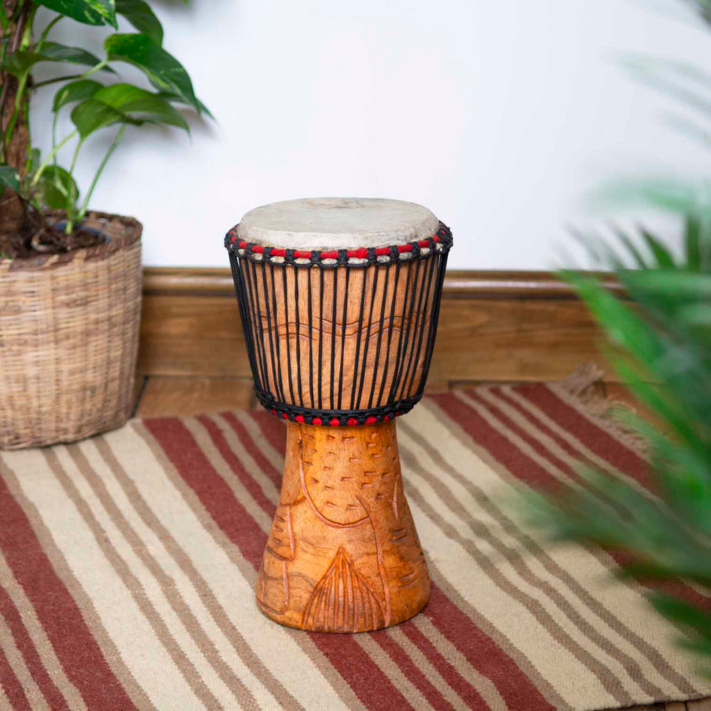 Small Ghanaian Djembe (7" Head)-Siesta Crafts