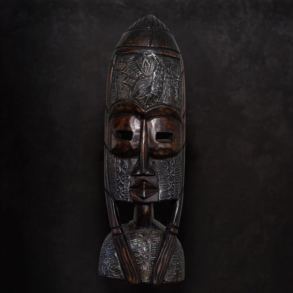 Artisan Ghanaian Mask No.2-Siesta Crafts