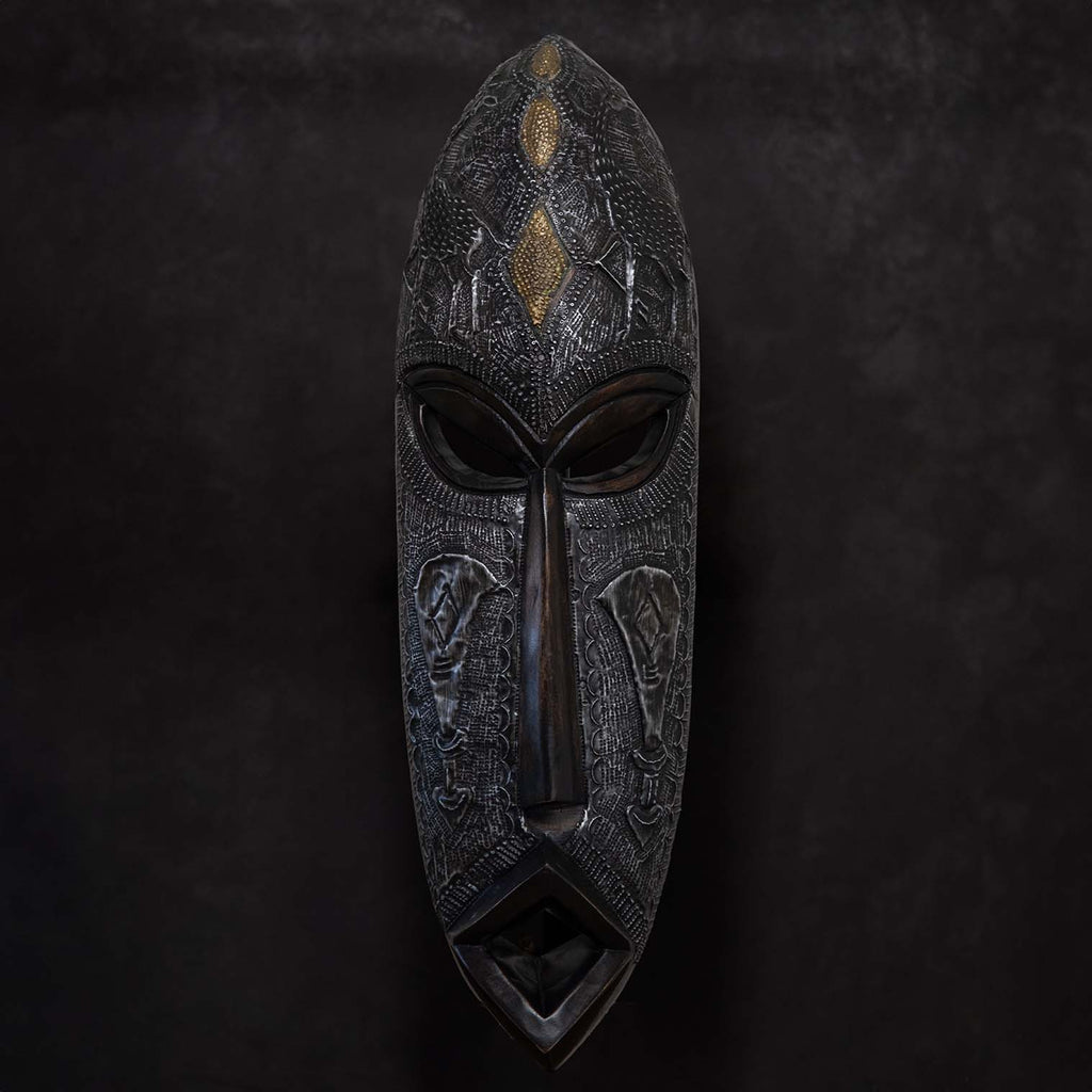 Artisan Ghanaian Mask No.3-Siesta Crafts