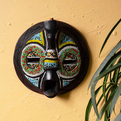 Artisan Ghanaian Mask No.9-Siesta Crafts