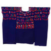 Antique Huipil - Purple with Embroidered Animals-Siesta Crafts