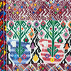 Antique Huipil - White with Embroidered Diamonds-Siesta Crafts