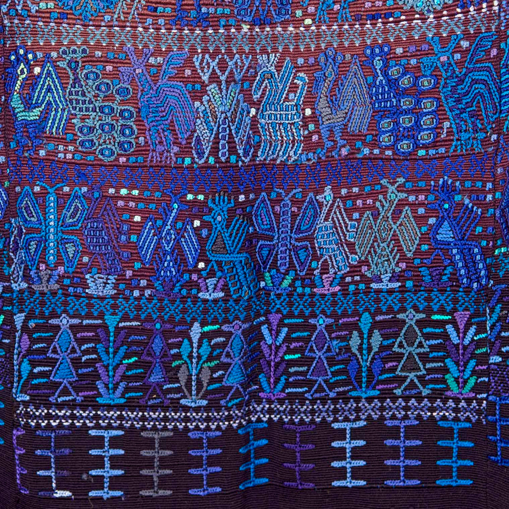 Antique Huipil - Blue-Siesta Crafts