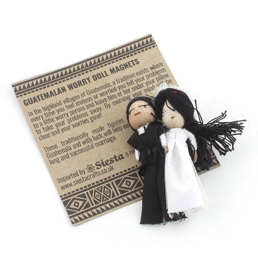 Wedding Worry People - Bride and Groom-Siesta Crafts