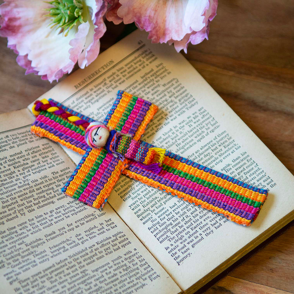 Cross With Worry Person Bookmark-Siesta Crafts