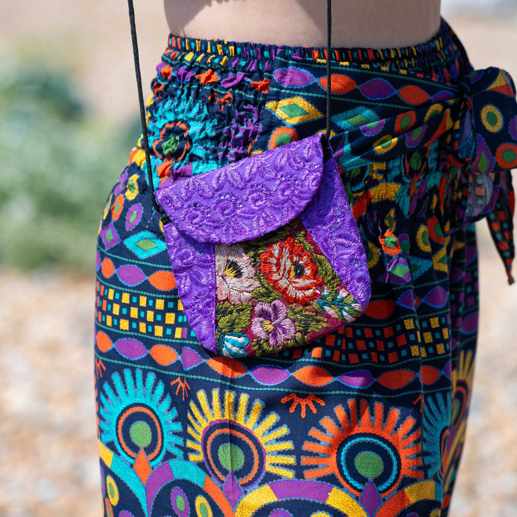 Pococo Hand-Woven Huipil Purse