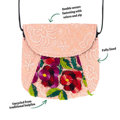 Pococo Hand-Woven Huipil Purse-Siesta Crafts
